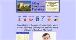 Desktop Screenshot of bayshorepeds.com